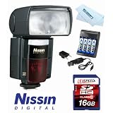 ND866MKII-C Di866 Mark II Speedlight for Canon Digital SLR Cameras + Charger + 16GB Kit