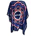 Littlearth New England Patriots NFL Sheer Caftan with Flower Design