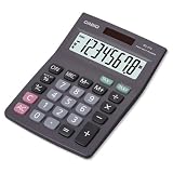 Review CASIO  / Casio Calculator Desktop Battery/Solar-power 8 Digit 4 Key Memory 103x137x31mm Black Ref MS8V
