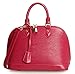 Pinshang Women's Wood Grain Top Handle Bag