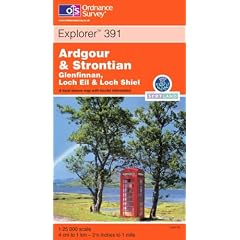 Ardgour and Strontian, Glenfinnan, Loch Eil and Loch Shiel (Explorer Maps)