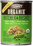 Organix Butcher & Bushel Chopped Turkey & Chicken Dinner with Chicken Liver & Garden Fresh Peas Grain-Free Adult Dog Food, 12.7-Ounce Cans (Pack of 12)