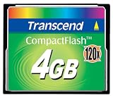 Transcend 4GB 120倍速 コンパクトフラッシュカード (FAT32) TS4GCF120