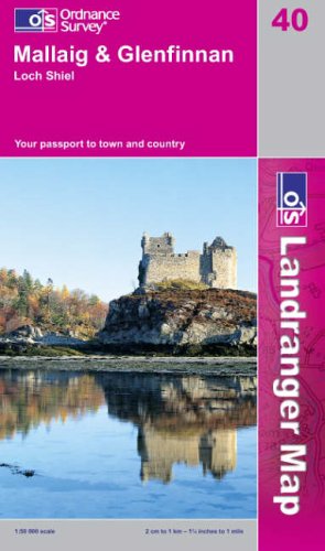 City Travel Guides Discounted  Livres : Carte de randonnée : Mallaig & Glenfinnan