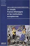 Revue Emile Bruylant  / Couple France-Allemagne