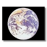 Nasa Space Photo Of The Earth From The Moon Picture Art Print