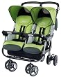 Peg Perego Aria Twin Stroller, Kiwi