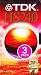 TDK HS240 E240 HS High Quality 4 Hours VHS Video Tape E-240HSEN Pack of 3 Shrink Wrapped