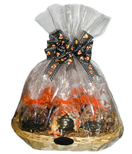 Halloween & Fall Belgian Chocolate Caramel Apple Basket