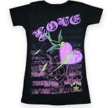 LA Ink Love Forever Girls T-Shirt (Black)