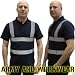 EN471 Hi Vis Viz Safety Polo T-Shirt Builders Joiners, Navy, Extra Large, XL