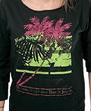 THE BLOOD BROTHERS - Beachvibe - Black Girls Boatneck Sweatshirt
