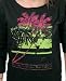 THE BLOOD BROTHERS - Beachvibe - Black Girls Boatneck Sweatshirt