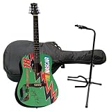 Silvertone  SNAPAK BL NASCAR Signature Series, Acoustic Guitar Package, Bobby Labonte