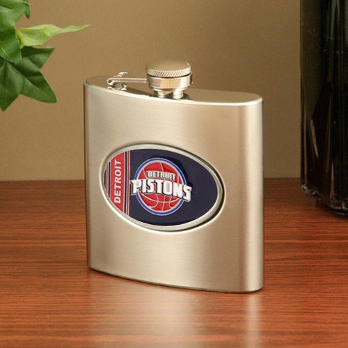 Detroit Pistons Stainless Steel Flask
