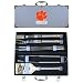 Clemson Tigers 8pc. BBQ Set w/Case - NCAA College Athletics - Fan Shop Sports Team Merchandise