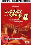 Produkt-Bild: Lieder und Songs mit einfachen Gitarrengriffen im Ringeinband inkl. Plektrum - 83 Schlager, Oldies, Traditionals und Volkslieder mit musikalischer Einf&uuml;hrung (Ringeinband) von Stephan Schmidt (Noten/Sheetmusic)