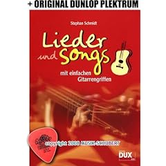 Lieder und Songs mit einfachen Gitarrengriffen im Ringeinband inkl. Plektrum - 83 Schlager, Oldies, Traditionals und Volkslieder mit musikalischer Einf�hrung (Ringeinband) von Stephan Schmidt (Noten/Sheetmusic)
