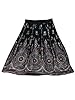 Designer Skirt Sequin Beaded Bohemian Gypsy Black Peasant Skirts