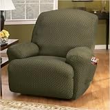 Stretch Sullivan Recliner Slipcover - Claret