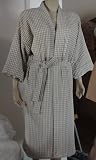 BLOW-OUT SALE: Two-Tone Waffle Robe With French Knit Terry Lining @ $9.99!