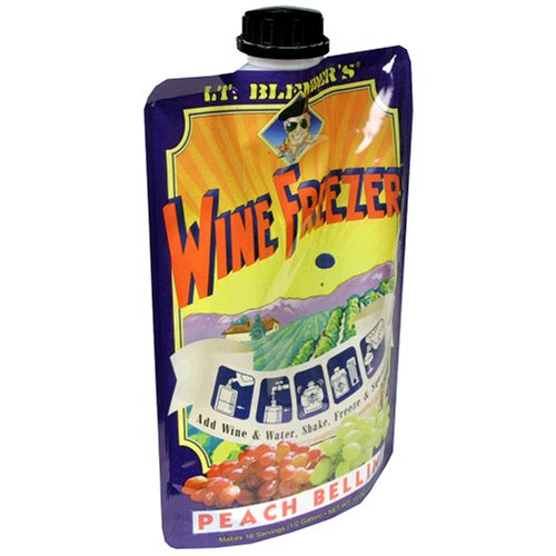 Lt. Blender's Peach Bellini Wine Freezer, 12-Ounce Pouch (Pack of 3) by Lt. Blender