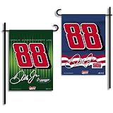 B.S.I. Dale Earnhardt, Jr AMP Energy & National Guard Two Sided Garden Flag