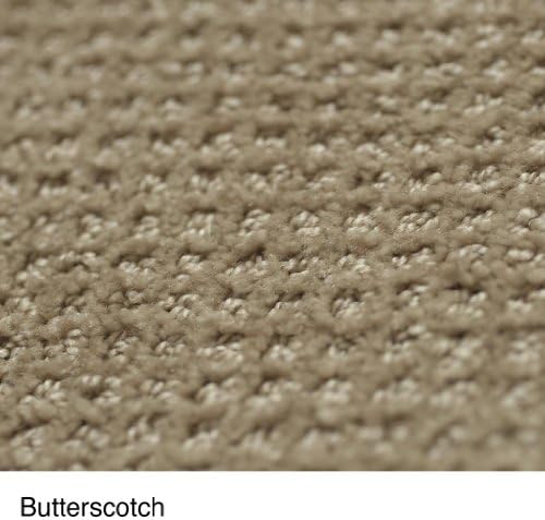 Allure Fibers, 8-Foot x 10-Foot Santa Monica Area Rug, Butterscotch