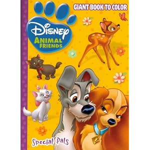 Disney Animal Friends Giant Book to Color ~ Special Pals by 