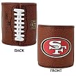NFL San Francisco 49ers Two Piece Football Can Holder Set