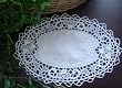 Unique Collection-hand Jimo Embroidery Oval Tray Cloth