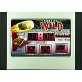 Minnesota Wild NHL Scoreboard Desk Clock (6.5"x9")