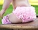 Ema Jane - Baby Leg Warmers (Stripes - Pink and White Cupcake Ruffle)