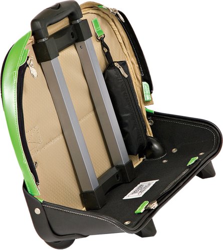 McKleinUSA WILLOWBROOK 94981 Green Detachable-Wheeled Ladies' Briefcase McKleinUSA WILLOWBROOK 94981 Green Detachable-Wheeled Ladies' Briefcase