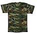 Rothco T-Shirt/Woodland Camo/Usa, Medium