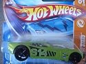 Hot Wheels Track Stars Series Nitro Doorslammer, Green, Chrome Interior Sittin' on Black FTE's Collector #1, 1/64 2008