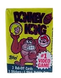 Donkey Kong 3 Rub-Off Cards, 3 Stickers, 1 Stick of Bubble Gum Packs