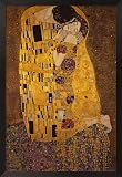 The Kiss Framed Framed Art Poster Print by Gustav Klimt, 26x38