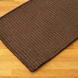 Solid Chenille Rect SC89R024X108S Solid Chenille Rect - Chocolate 2 ft. x 9 ft.