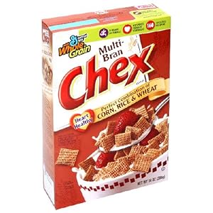Multi Bran Chex Cereal, 14-Ounce Box (Pack of 6)