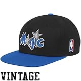 Orlando Magic Mitchell & Ness Black Throwback Vintage Snap Back Hat
