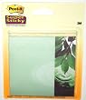 Post-it Notes By 3m, Super Sticky - Leaf Water Droplet Design, 1 Pack of 75 Sheets 3 7/8 Inches By 3 7/8 Inches