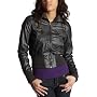 Ashley Junior's Zip Front Pu Jacket