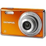 Olympus FE-4000 Digital Compact Camera - Tangerine Orange (12MP, 4x Digital Zoom) 2.7 inch LCD