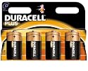Duracell Plus Alkaline D size&nbsp; Batteries Pack of 4&nbsp; MN1300
