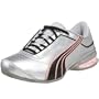PUMA Women's Tazon 3 Sneaker,Silver/Black/Pink,8.5 B