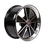 Hurst Dazzler Black Accent/Clear Coat Wheel with Mirror Machined Face (17x8"/5x4.75")