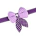Bestpriceam (TM) Hot Cute Knit Bowknot Adjustable PU Leather Dog Puppy Pet Collars Necklace Purple