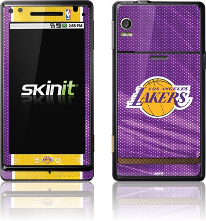 Skinit Los Angeles Lakers Home Jersey Vinyl Skin for Motorola Droid