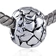 Heart Ball European Bead Fit Pandora Bead Charm & Bracelet